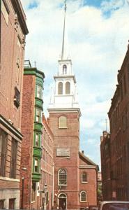 Boston MA, Massachusetts - Old North Church on Salem Street