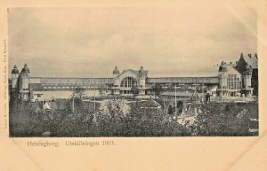 HELSINGBORG SWEDEN~UTSTÄLLNINGEN-EXHIBITION HALL~1903 PHOTO POSTCARD