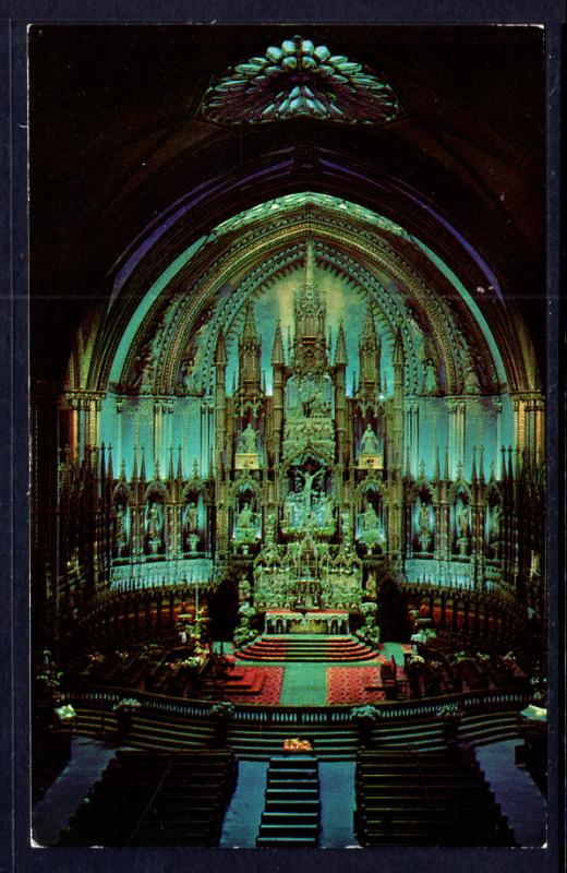 Interior View of Notre Dame Church,Montreal,Quebec,Canada BIN