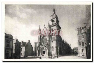 Old Postcard Fougeres Eglise Saint Leonard