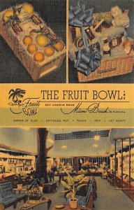 Fruit Bowl Miami Beach FL Postcard