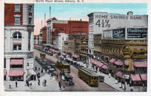 13337 Trolley Cars on North Pearl Street, Albany, New York