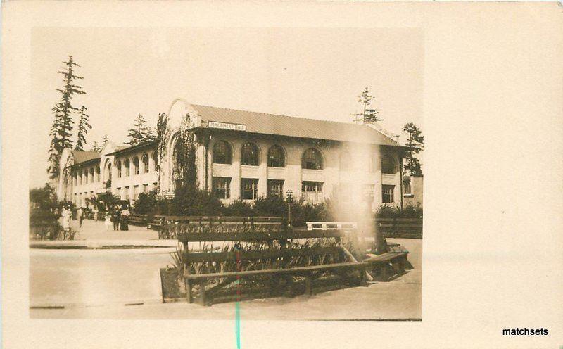 1909 AYPE Machinery Hall Seattle Washington Electric studio RPPC real photo 9389