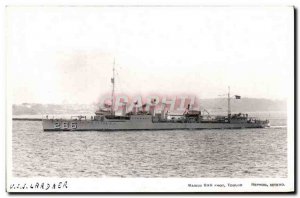 Postcard Old Ship USS Lardner
