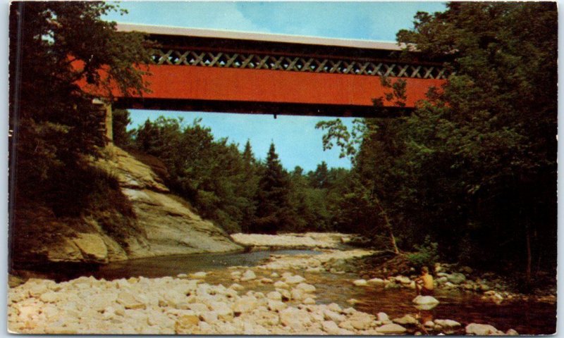 Postcard - The old Chiselville Covered Bridge - Arlington, Vermont 