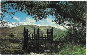 Lone Pine California Earthquake Mass Grave and Monument to 27 Victims