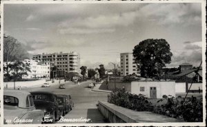 Caracas Venezuela San Bernardino Street Scene Real Photo Vintage Postcard