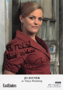 Jo Joyner as Tanya Branning Eastenders Hand Signed Cast Photo