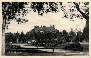 Sweden Umeå Läroverket Umea Vintage RPPC 07.41