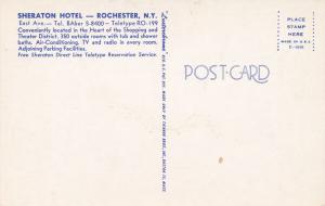 In Rochester, New York, It is the Sheraton Hotel