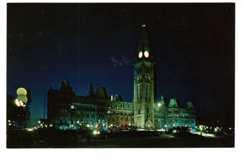 Parliament Buildings Illuminated, Ottawa, Ontario