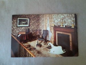 IL postcard Abraham Lincoln home Springfield Illinois the sitting room