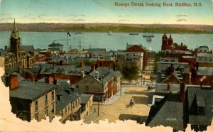 Canada - Nova Scotia, Halifax. George St Looking East