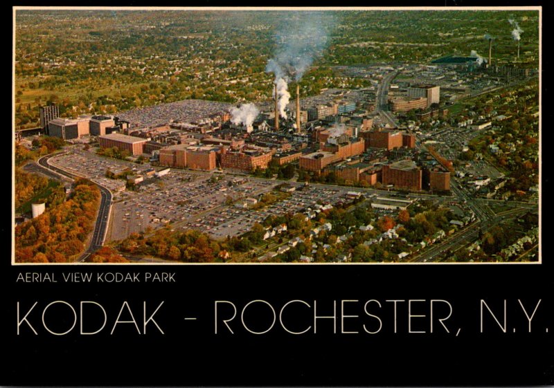 New York Rochester Aerial View Kodak Park