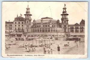 Blankenberge Kursaal & Beach BELGIUM Postcard