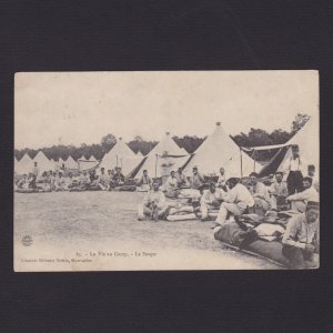 FRANCE, Postcard, Camp life, WWI, Used