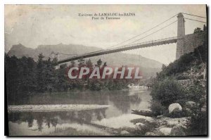 Old Postcard Around Lamalou Baths Bridge Tarrassac