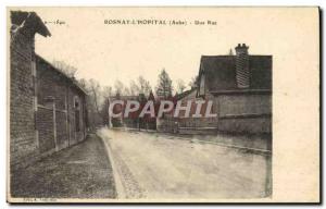 Old Postcard Rosnay l & # 39Hopital A Street