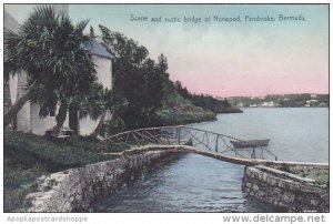 Scenic and Rustic Bridge At Norwood Pembroke Bermuda