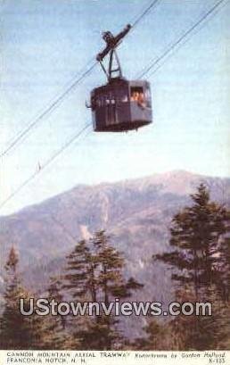 Cannon Mountain Aerial Tramway in Franconia Notch, New Hampshire