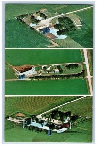 Rolfe Iowa Postcard Simonson Farm Co. Multiview Exterior c1960 Vintage Antique