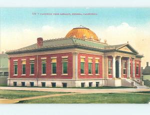 Unused Divided Back LIBRARY SCENE Eureka California CA hs2470-22