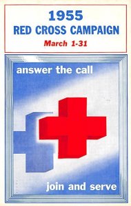 Answer The Call, Join and Serve American National Red Cross 1955 Fund Campaig...