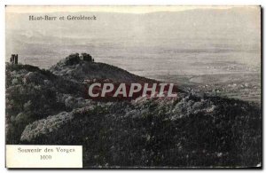 Postcard Old High Barr And Geroldseck Vosges