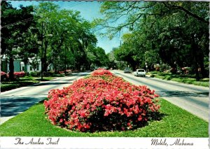 2~4X6 Postcards MOBILE, AL Alabama MUNICIPAL AUDITORIUM~Fountain & AZALEA TRAIL