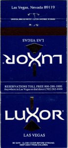 Vintage Matchbook Cover Luxor Casino Las Vegas, Nevada MB171
