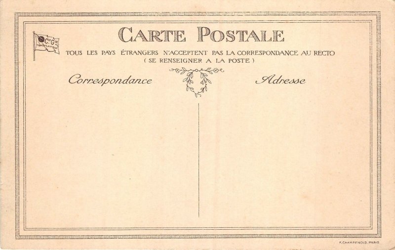 Lot269 une rue de rabat gg transatlantique postcard africa morocco