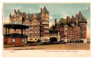 Quebec, Chateau Frontenac from Dufferin Terrace