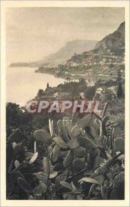 Old Postcard La Cote of Monaco � Cabbe- Roquebrune