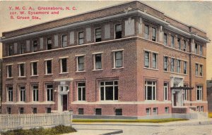 J30/ Greensboro North Carolina Postcard c1910 YMCA Building  240