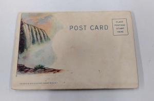 Niagara Falls Canada New York Scenic Views Greetings Postcard Folder J76949