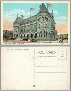 FALL RIVER MA POST OFFICE ANTIQUE POSTCARD