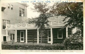 MO, Independence, Missouri, Old Log Cabin Court House, No. A-36, RPPC