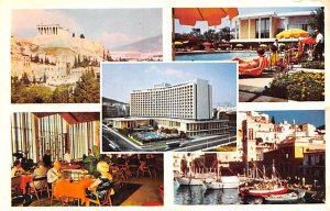 The Athens Hilton Athens Greece, Grece Postal Used Unknown, Missing Stamp 