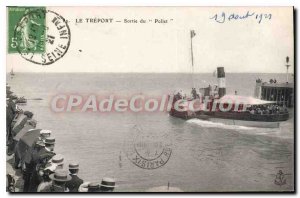 Postcard Old Treport Released From boat Pollet