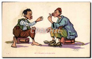 Old Postcard Fantasy Illustrator Small profits in the art Tobacco