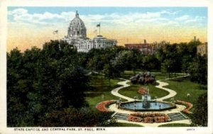 Sate Capitol and Central Park in St. Paul, Minnesota