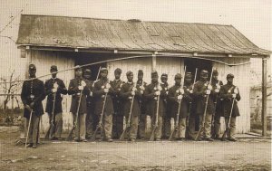 BLACK AMERICANA Civil War Soldiers, Fort Corcoran, DC, USCT 107th, Military