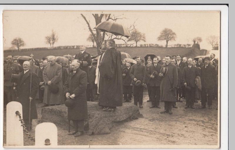 Hampshire; Ceremony At Braishfield War Memorial RP PPC, By Test Valley Studio 1 