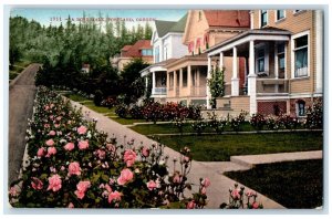c1910 Rose Walk Exterior View Building Portland Oregon Vintage Antique Postcard