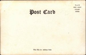 JH Macholy Poker Terms Full House Couples Dancing c1910 Vintage Postcard