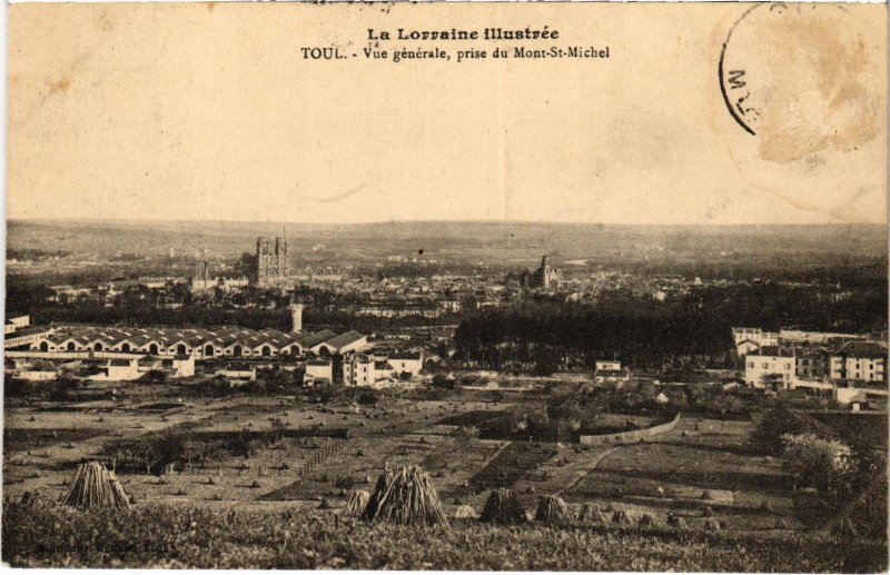 CPA Militaire Toul - Vue générale, prise du Mont-St-Michel (90467)