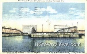 Grand Trunk Elevators & Docks in Portland, Maine