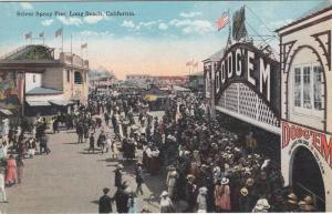 LP66  Long Beach, California, CA, postcard, Silver Spray 