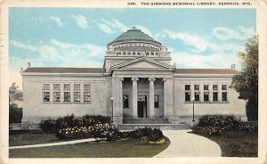 The Simmons Memorial Library Kenosha, Wisconsin WI