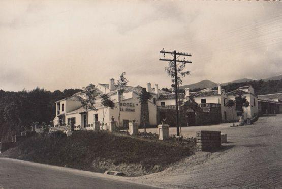 Malaga Terremolinos Hotel El Pinar Real Photo Postcard